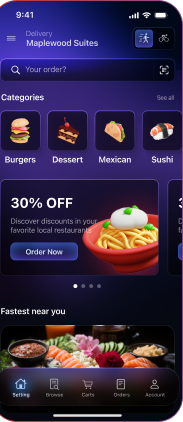 Food delivery app