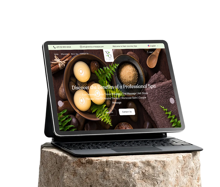 Next Journey Spa website