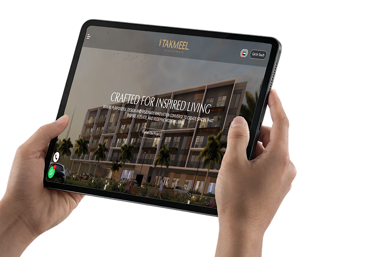 Takmeel Development website