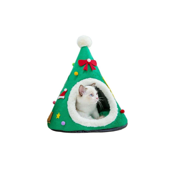 Saas Christmas Cats House 45X55 Cm