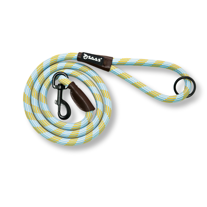 Saas Pet Reflective Round Leashes 1.2x150Cm-Yellow