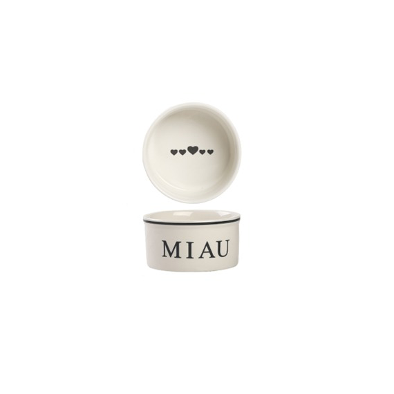 Pet Ceramic Bowl Miau