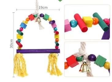 Saas Bird Swing Rings Toys 35*19