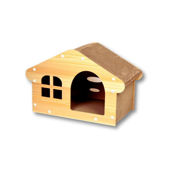 Cats Scratching Board Toy House CP+MDF