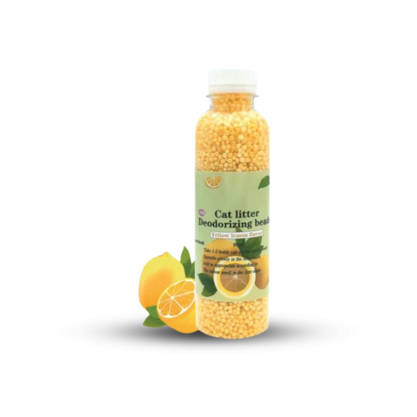 Cat Litter Deoderizing Beads 250ml- Lemon