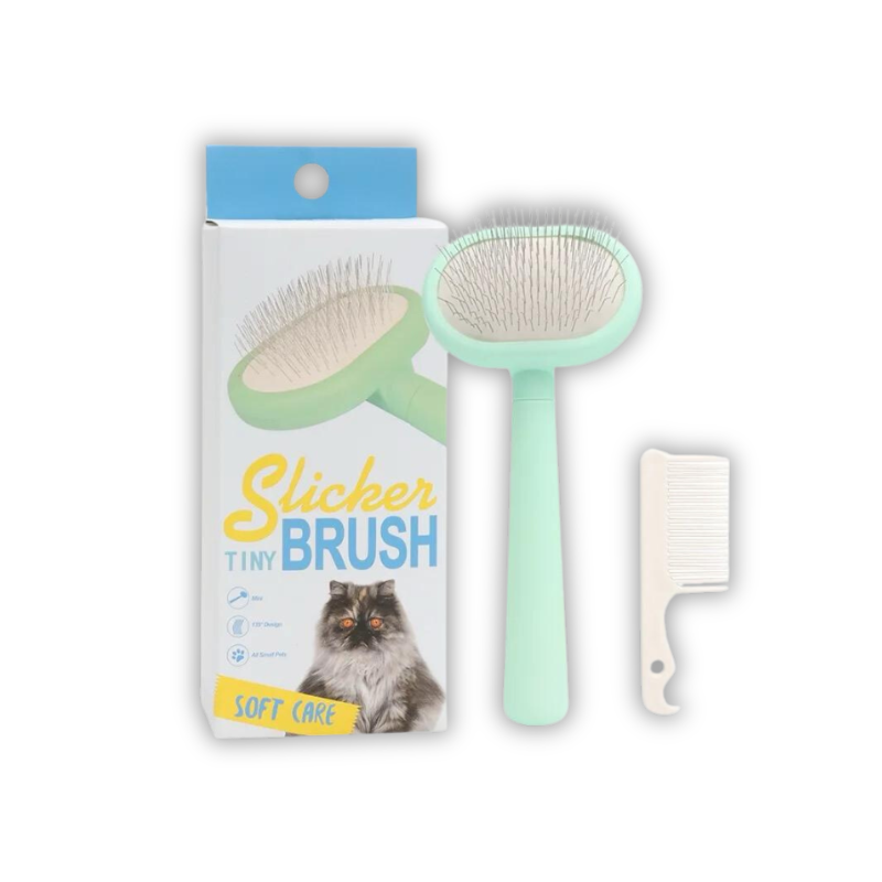 Fyp Tiny Slicker Brush- Green -92225.05