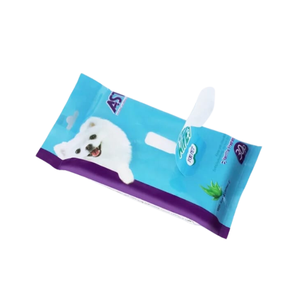 Ast Pet Wipes With Aloe+Vitamin E 30Pcs/Bag