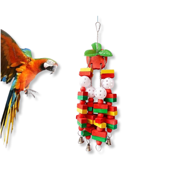 Saas Bird Toys (54*16) Wood & Pp 2994