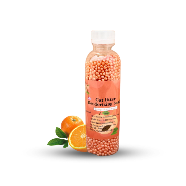 Cat Litter Deoderizing Beads 250ml-Orange