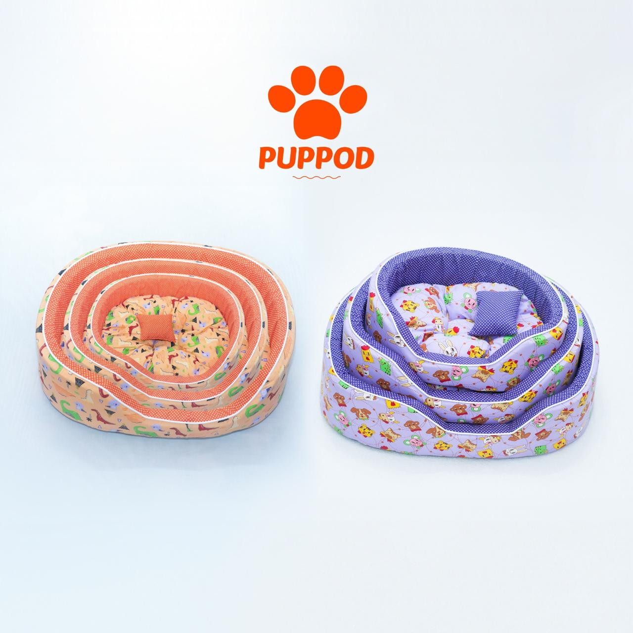 Foam Pet Bed + Pillow