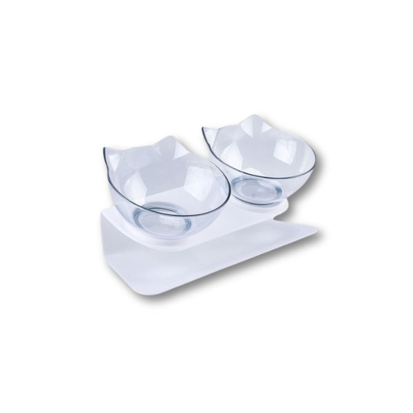 Saas Dual Pet Bowl With Stand