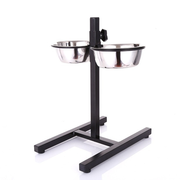 Saas Dual Height Liftable Steel Bowl