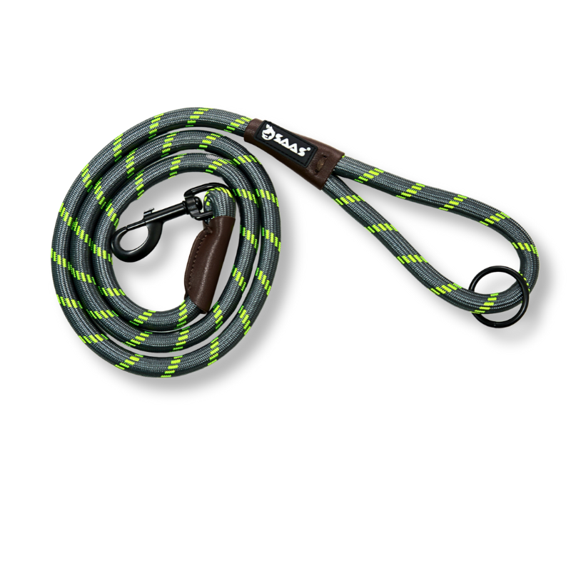 Saas Pet Reflective Round Leashes 1.2x150Cm-Green