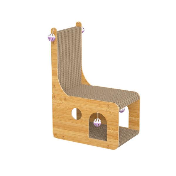 Cats Scratching Board Toy House CP+MDF