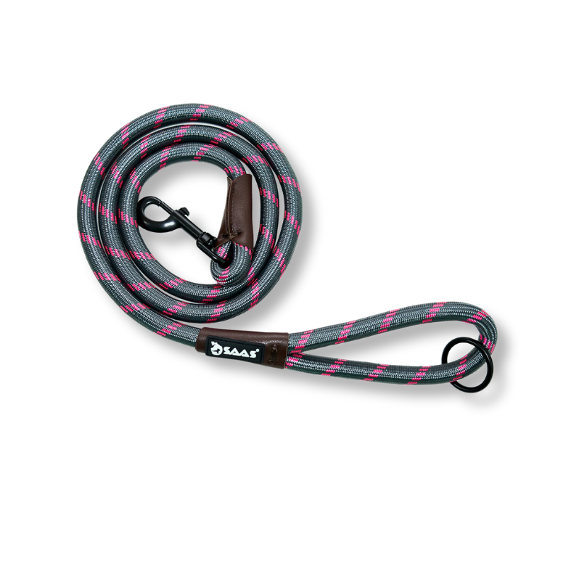 Saas Pet Reflective Round Leashes 1.2x150Cm-Pink