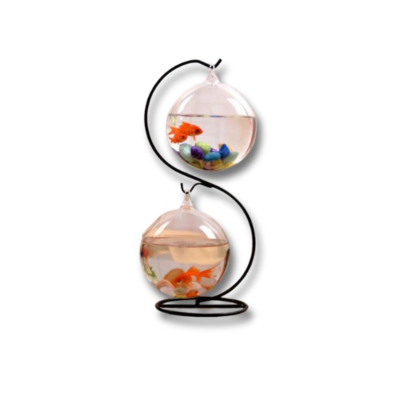 Saas Glass Hanging Fish Tank Double 1738