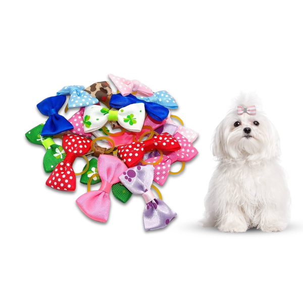 Dog Hair Bow Clip 1 Pair