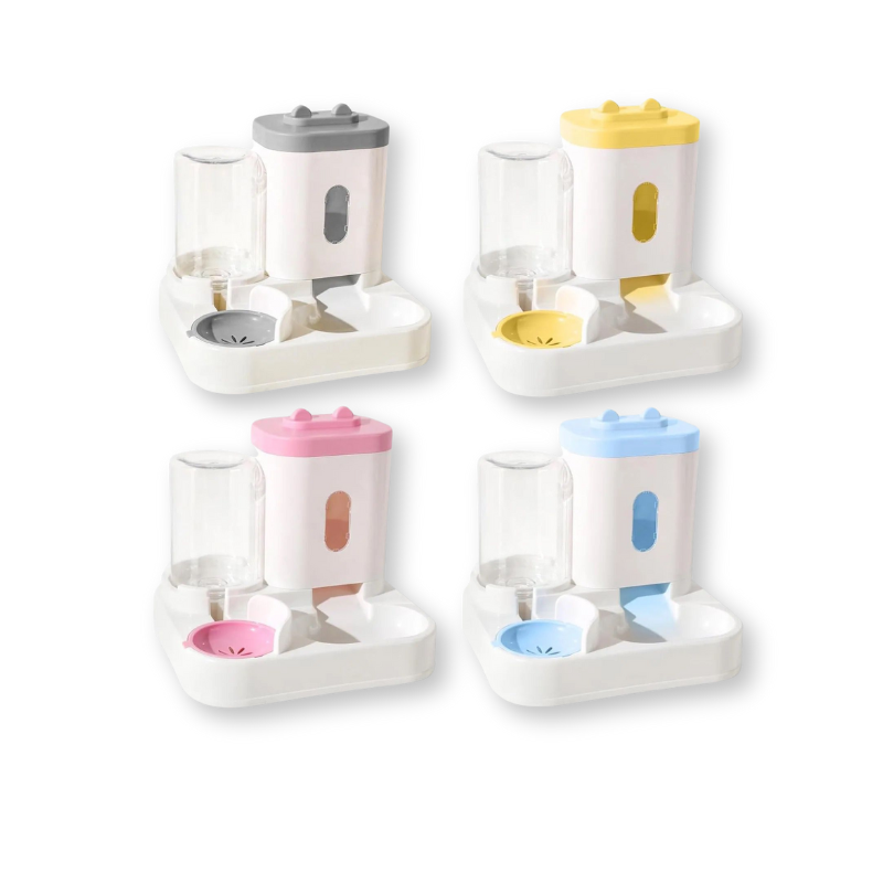 Saas 2-IN-1 Pet Bowls and Water Feeder