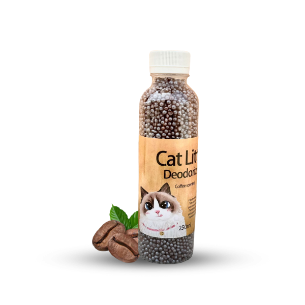 Cat Litter Deoderizing Beads 250ml-Coffee