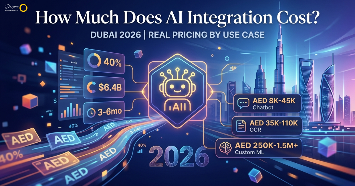 How Much Does AI Integration Cost for a Dubai Business in 2026? Real Pricing by Use Case